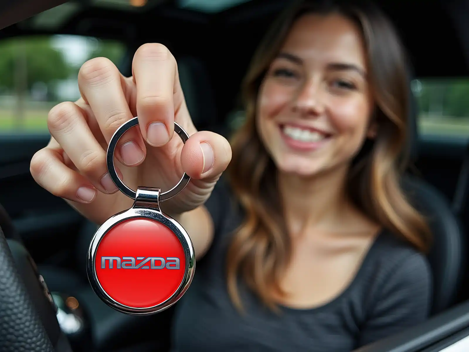 Mazda Llaveros Metal Acero Premium Estilo